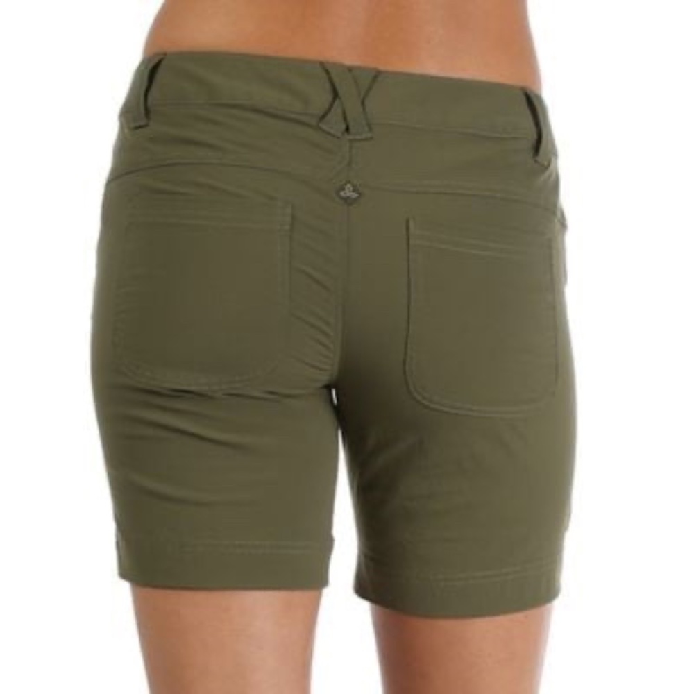 Prana Women's Hazel Shorts Size 8 in Cargo Green - Picture 3 of 8
